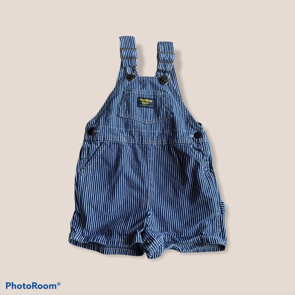 Oskkosh striped overalls